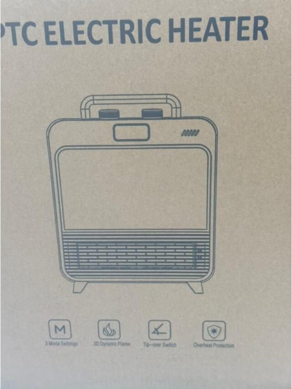 Portable Electric PTC Space Heater - New